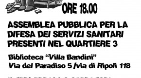 CONTRO LA CHIUSURA DELLA FISIOTERAPIA IN PIAZZA DELLA COSTA