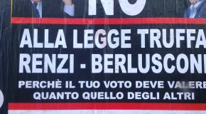 no alla legge truffa renzi-berlusconi